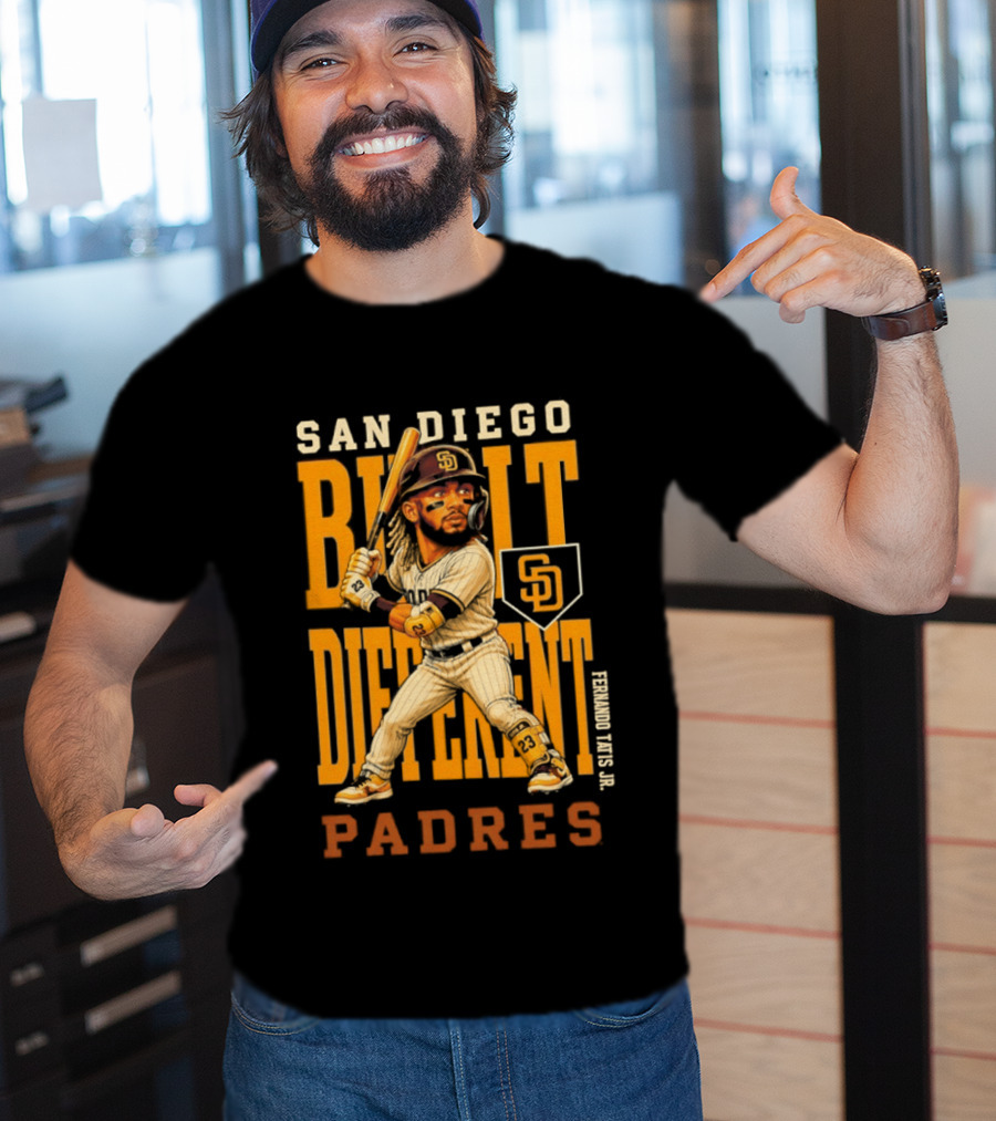 San Diego Built Different Padres Fernando Tatis Jr. 2026 MLB Season T-Shirt