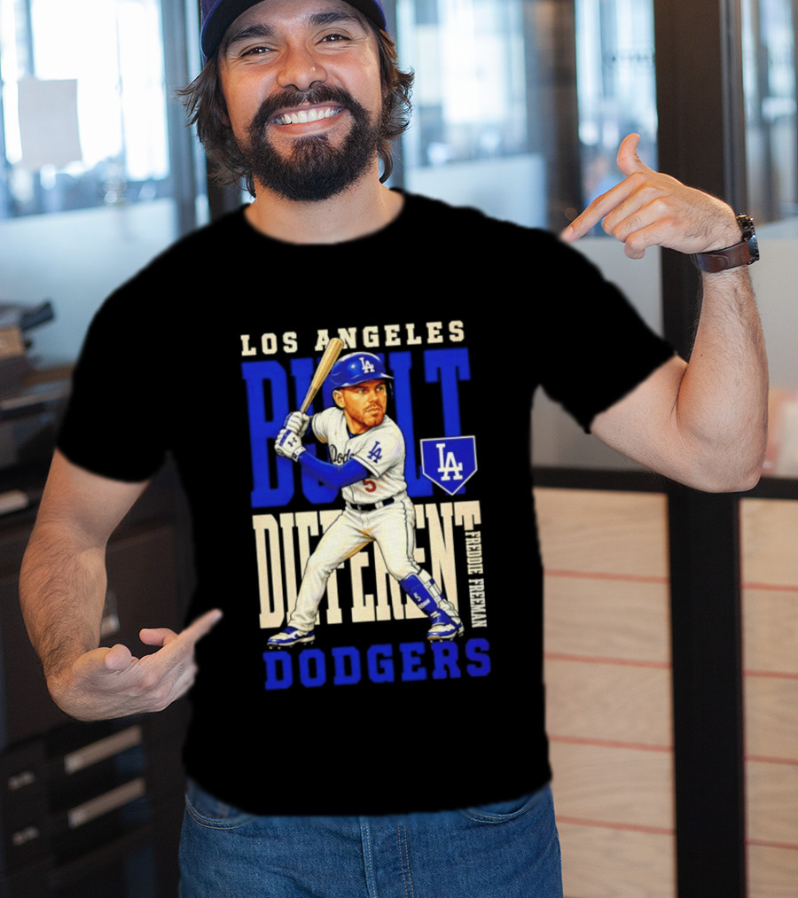 Los Angeles Dodgers Built Different Freddie Freeman MLB T-Shirt