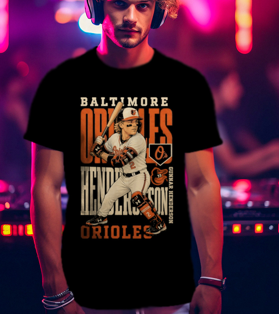 Baltimore Orioles Gunnar Henderson 2026 MLB Season T-Shirt