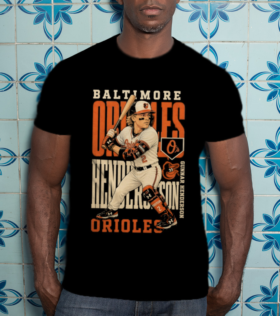 Baltimore Orioles Gunnar Henderson 2026 MLB Season T-Shirt