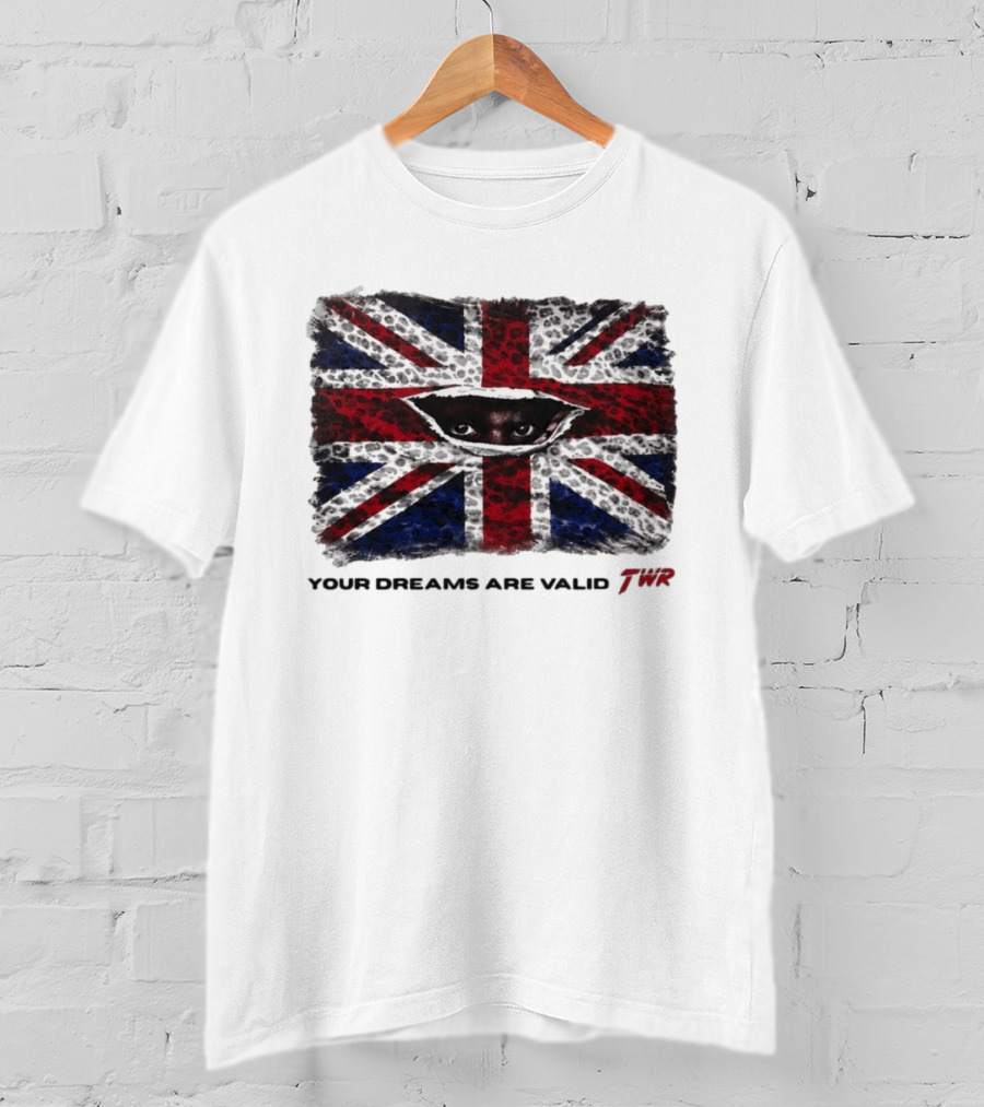 Your Dreams Are Valid TWR Union Jack Eyes T-Shirt