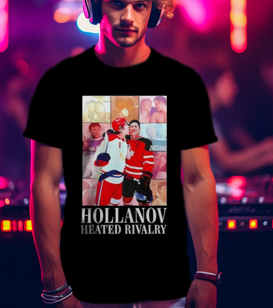Hollanov Heated Rivalry Hockey Romance 90210ando Walliam 993 T-Shirt