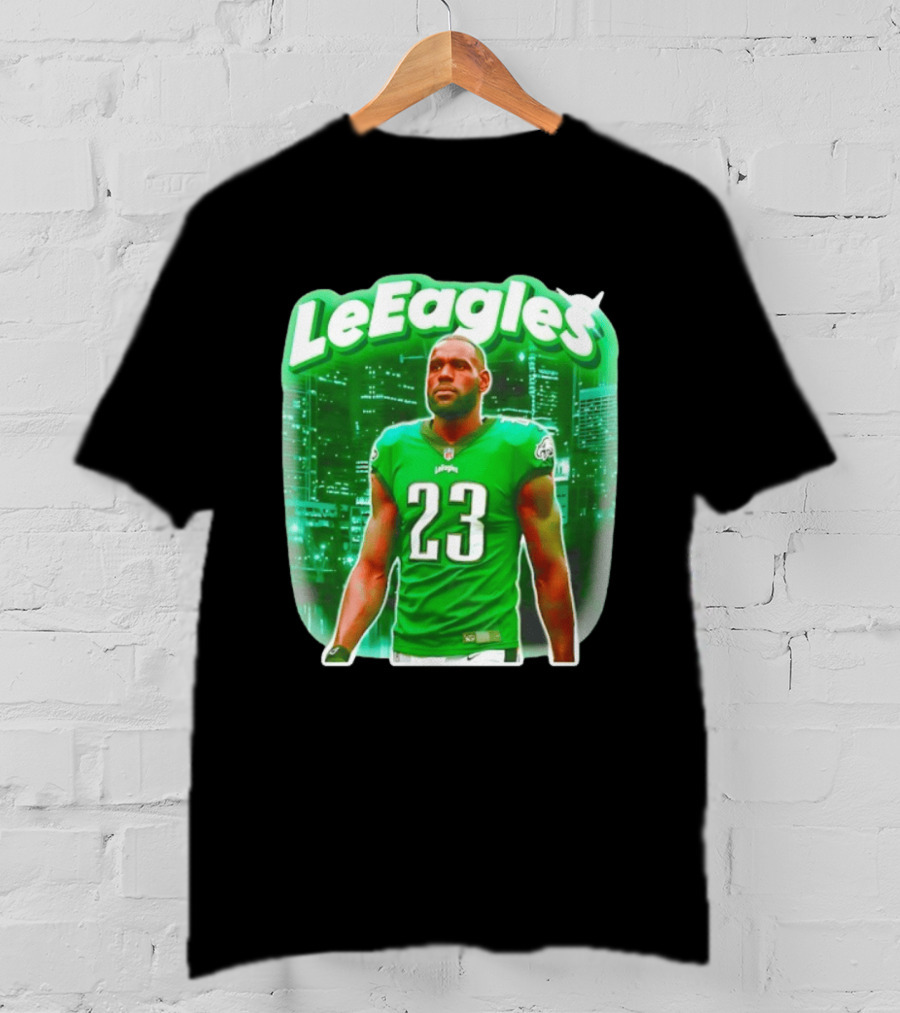 LeBron James LeEagles Philadelphia Eagles 23 Jersey T-Shirt