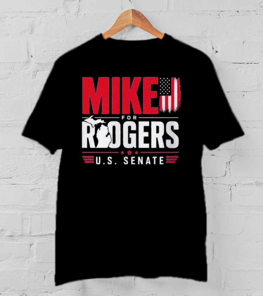 Mike Rogers U.S. Senate Campaign American Flag T-Shirt