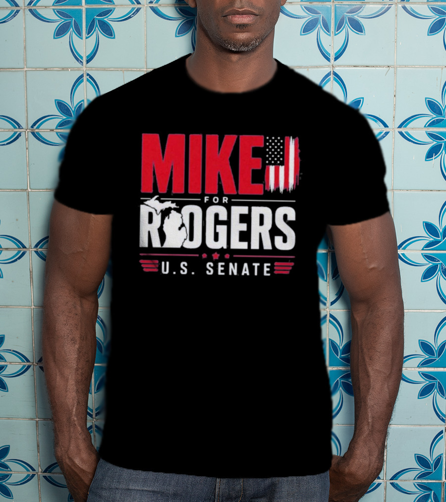 Mike Rogers U.S. Senate Campaign American Flag T-Shirt