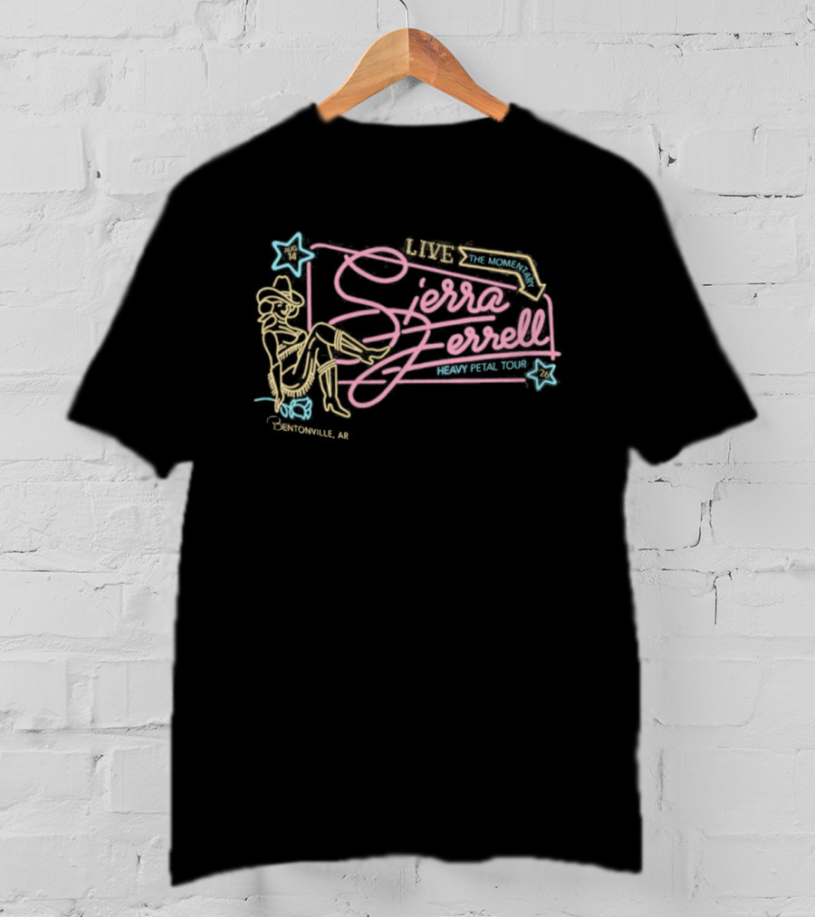 Bentonville AR Sierra Ferrell Long Time Coming Whippoorwill Tour 2026 T-Shirt