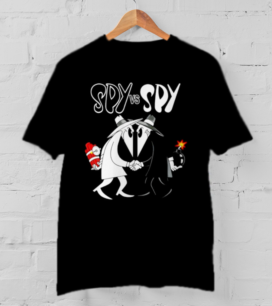 Spy Vs Spy Mad Magazine Comic Strip Cold War Classic Characters Showdown T-Shirt