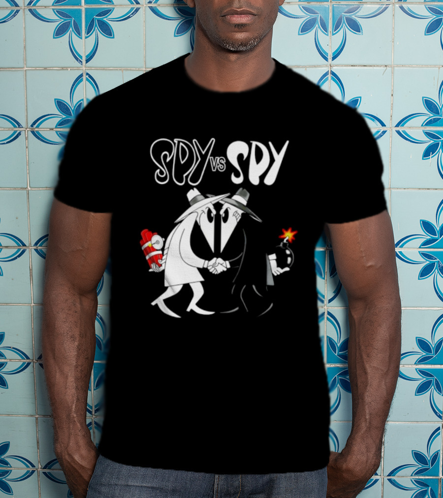 Spy Vs Spy Mad Magazine Comic Strip Cold War Classic Characters Showdown T-Shirt