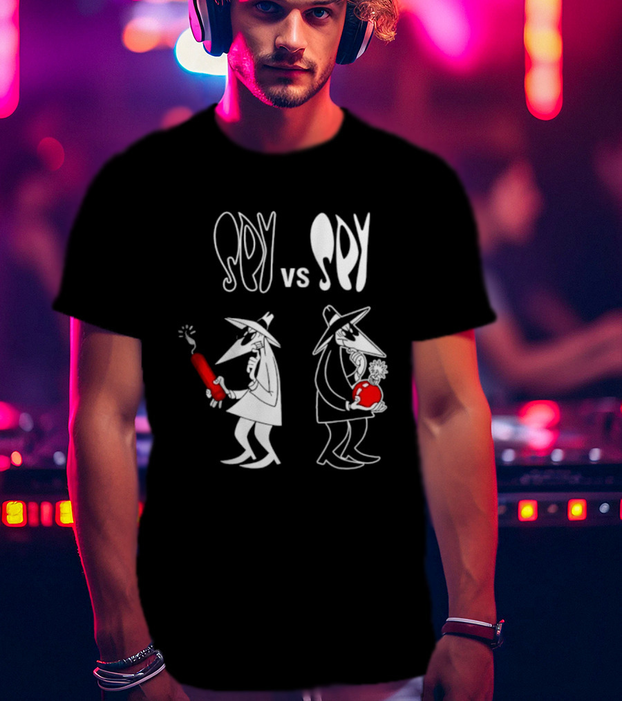 Spy Vs Spy Mad Magazine Classic Comic Characters Showdown Bomb And TNT T-Shirt