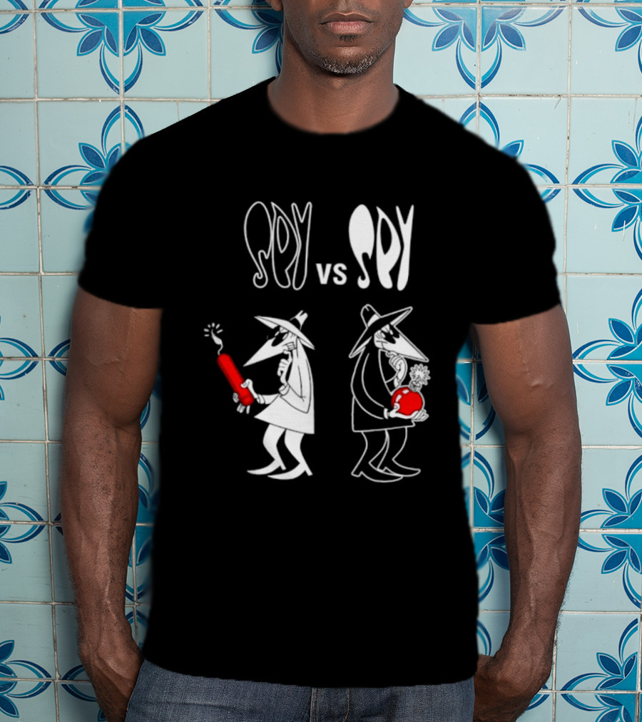 Spy Vs Spy Mad Magazine Classic Comic Characters Showdown Bomb And TNT T-Shirt