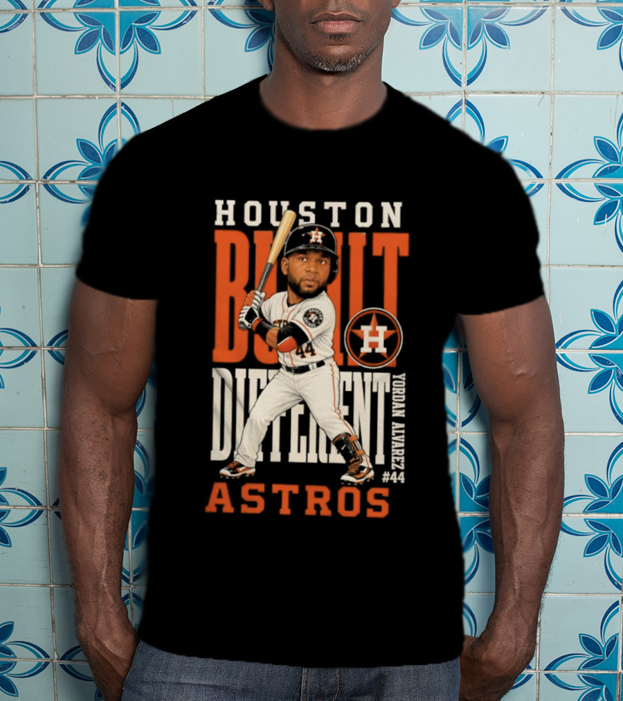 Houston Built Different Astros Yordan Alvarez #44 T-Shirt