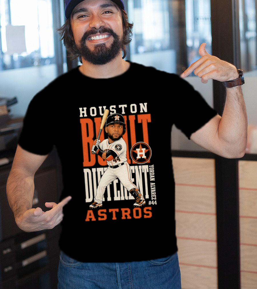 Houston Built Different Astros Yordan Alvarez #44 T-Shirt