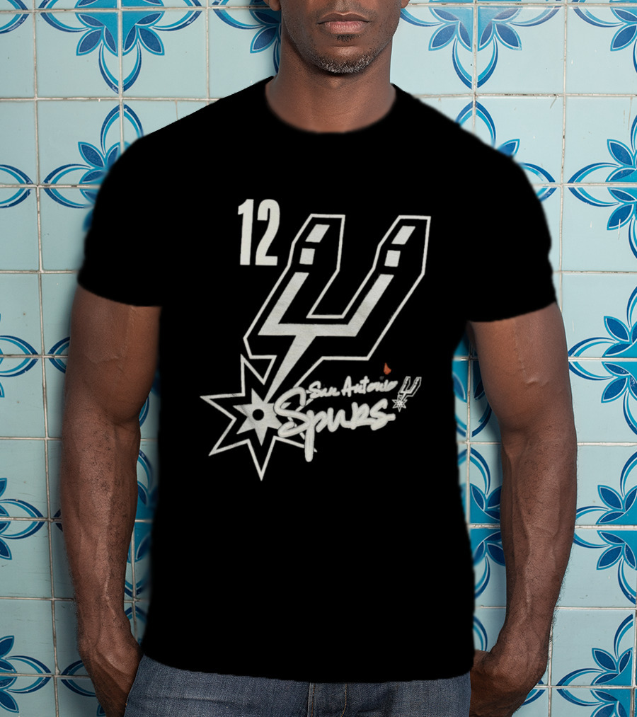 San Antonio Spurs 12 NBA 2010s T-Shirt