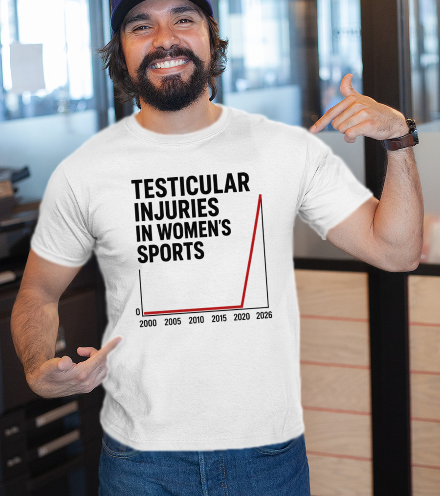 Testicular Injuries In Women's Sports 2000 2026 Graph T-Shirt