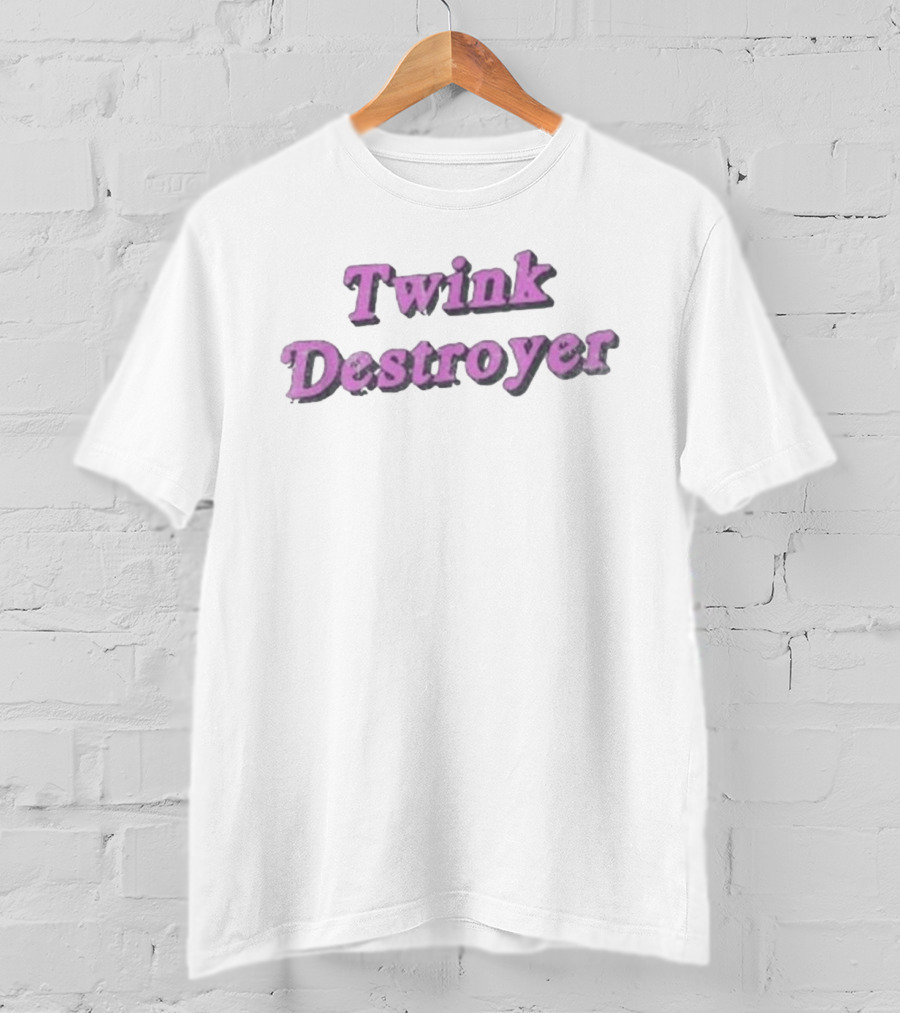 Twink Destroyer Bold Pink T-Shirt