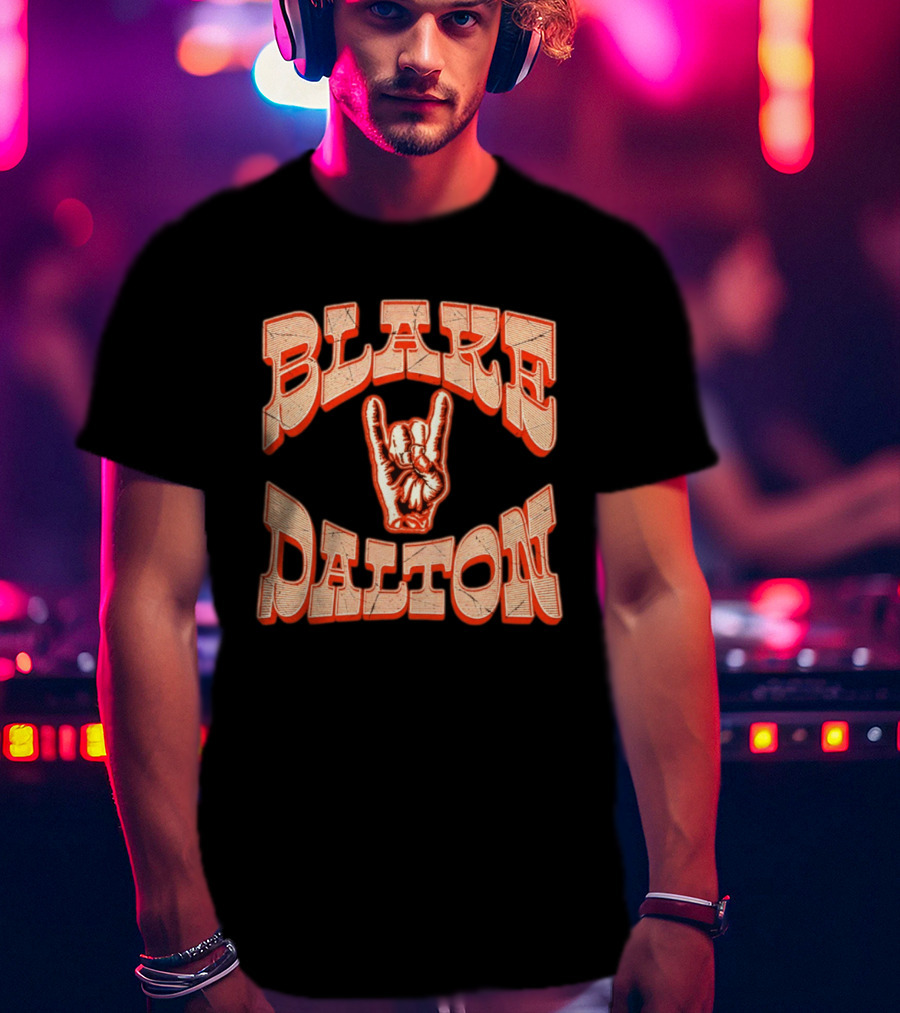 Blake Dalton Hook Em Hand Gesture T-Shirt