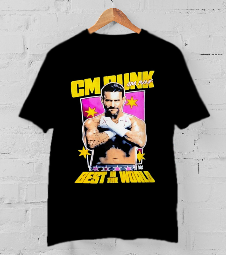 Cm Punk Best In The World WWE Wrestling T-Shirt
