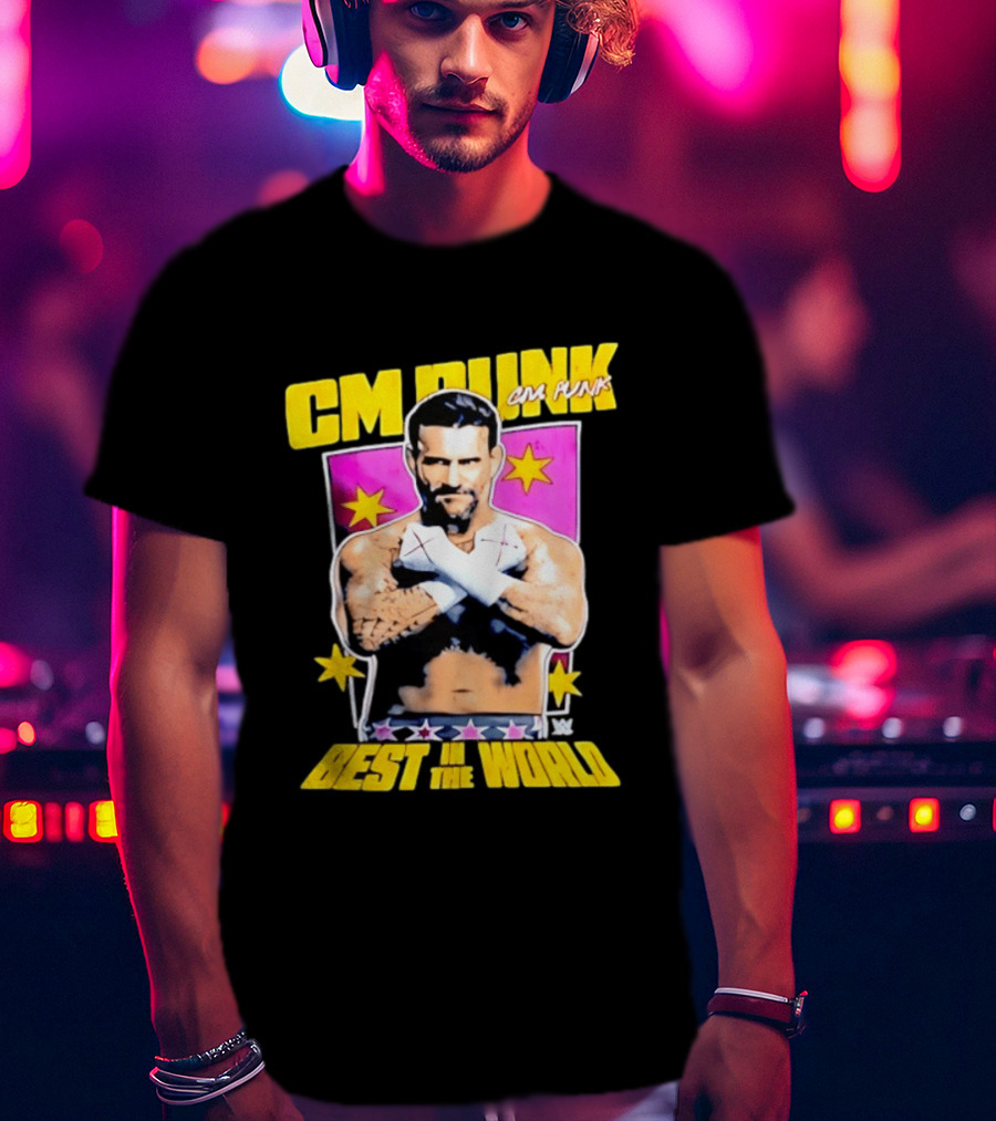 Cm Punk Best In The World WWE Wrestling T-Shirt