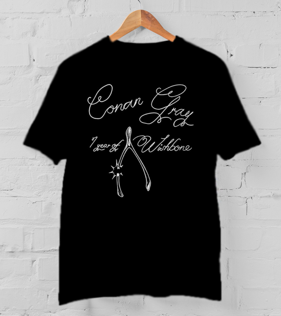 Conan Gray 1 Year Of Wishbone Celebration T-Shirt