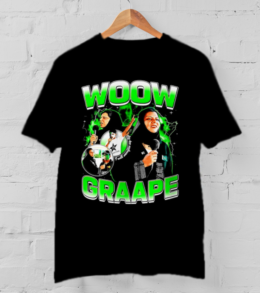 WOOW Graape I Will Sacrifice My Life For Pakistan Enthusiastically T-Shirt