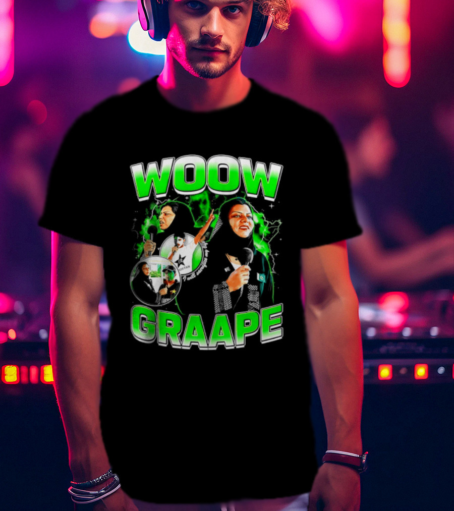 WOOW Graape I Will Sacrifice My Life For Pakistan Enthusiastically T-Shirt
