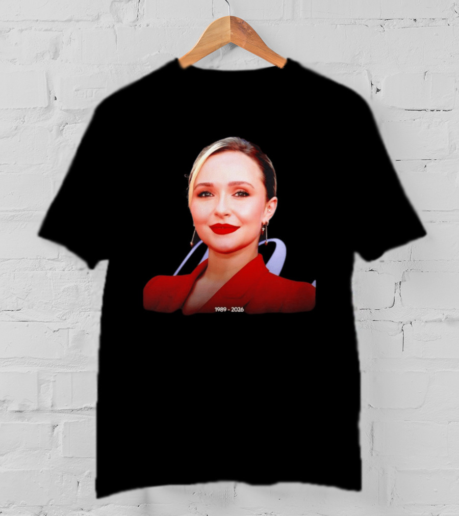 In Memory Of Hayden Panettiere 1989 2026 T-Shirt