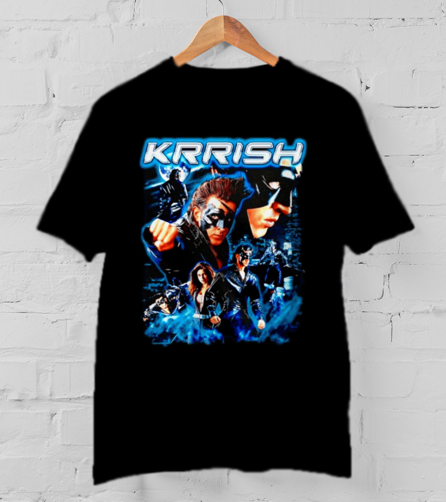 Krrish Hrithik Roshan Bollywood Movie Action Adventure Superhero T-Shirt