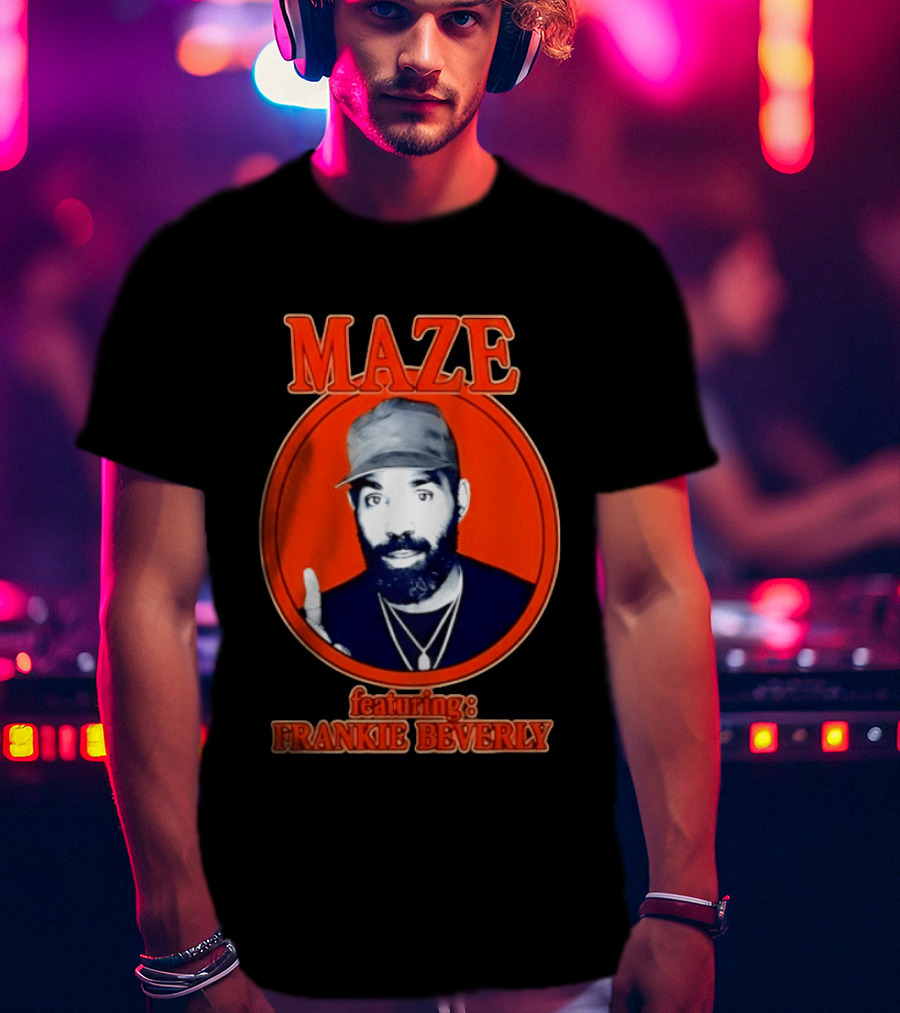 Maze Featuring Frankie Beverly Iconic Soul R&B T-Shirt