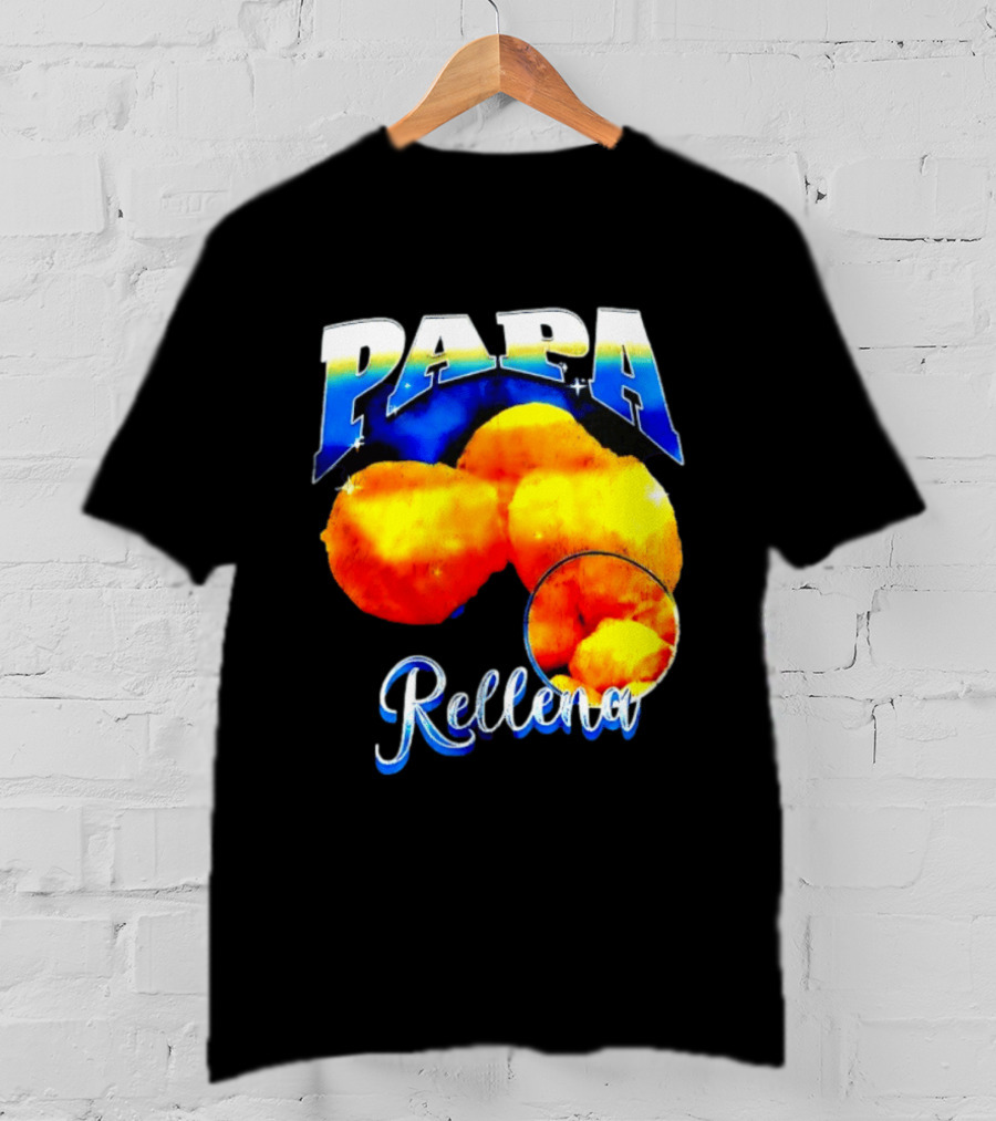 Papa Rellena Bold Text Potato Dish T-Shirt