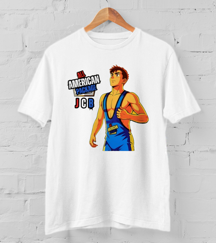 All American Package JCB Anime Wrestler T-Shirt