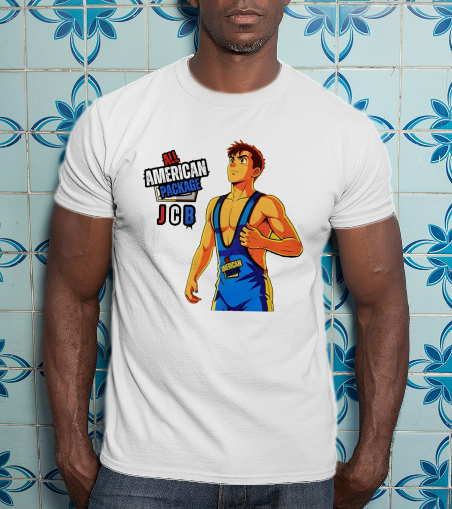 All American Package JCB Anime Wrestler T-Shirt