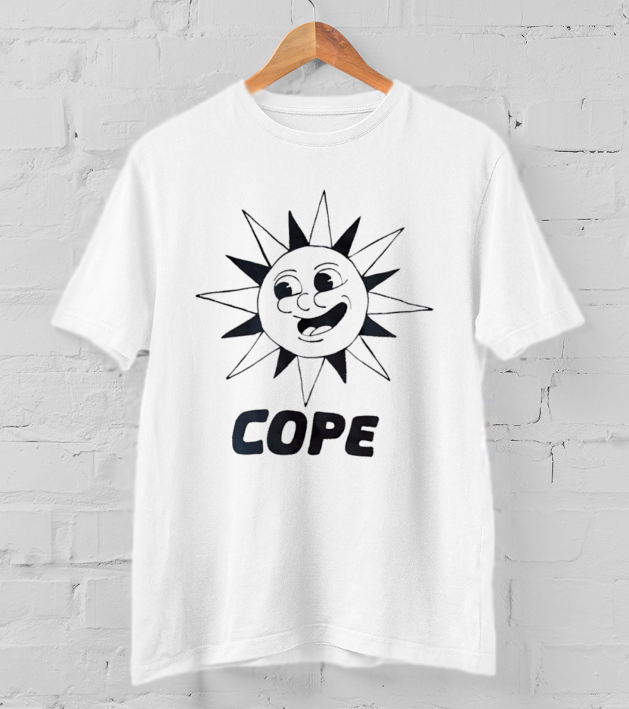 Cope Happy Sun Face Smiling Sunburst T-Shirt