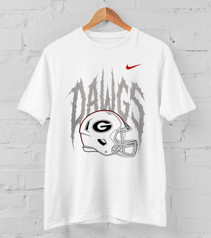 Nike Georgia Bulldogs Dawgs Helmet G T-Shirt