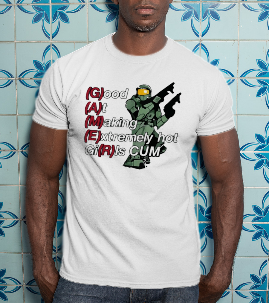 Good At Making Extremely Hot Girls Come Halo Gaming T-Shirt