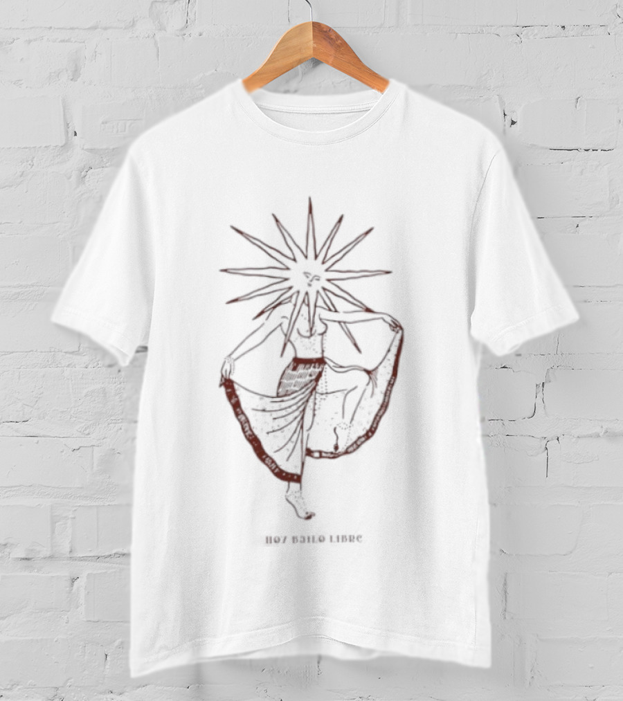 Hoy Bailo Libre Sun Dancer Boho Celestial Radiance T-Shirt