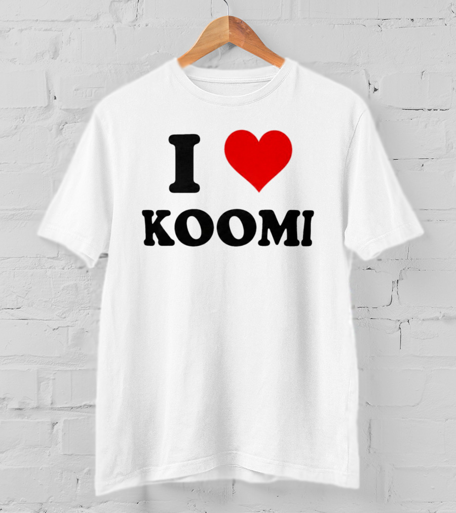 I Heart Koomi Bold Love T-Shirt