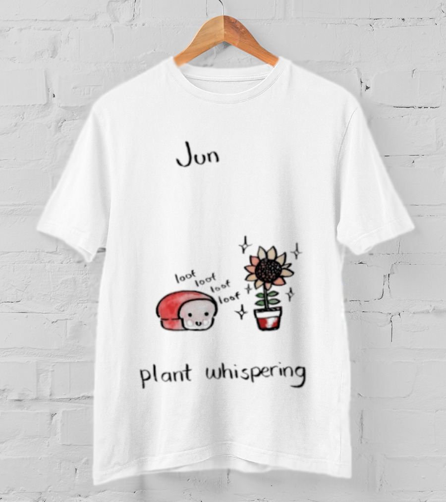Jun Plant Whispering Bread Sunflower Loof Visual T-Shirt