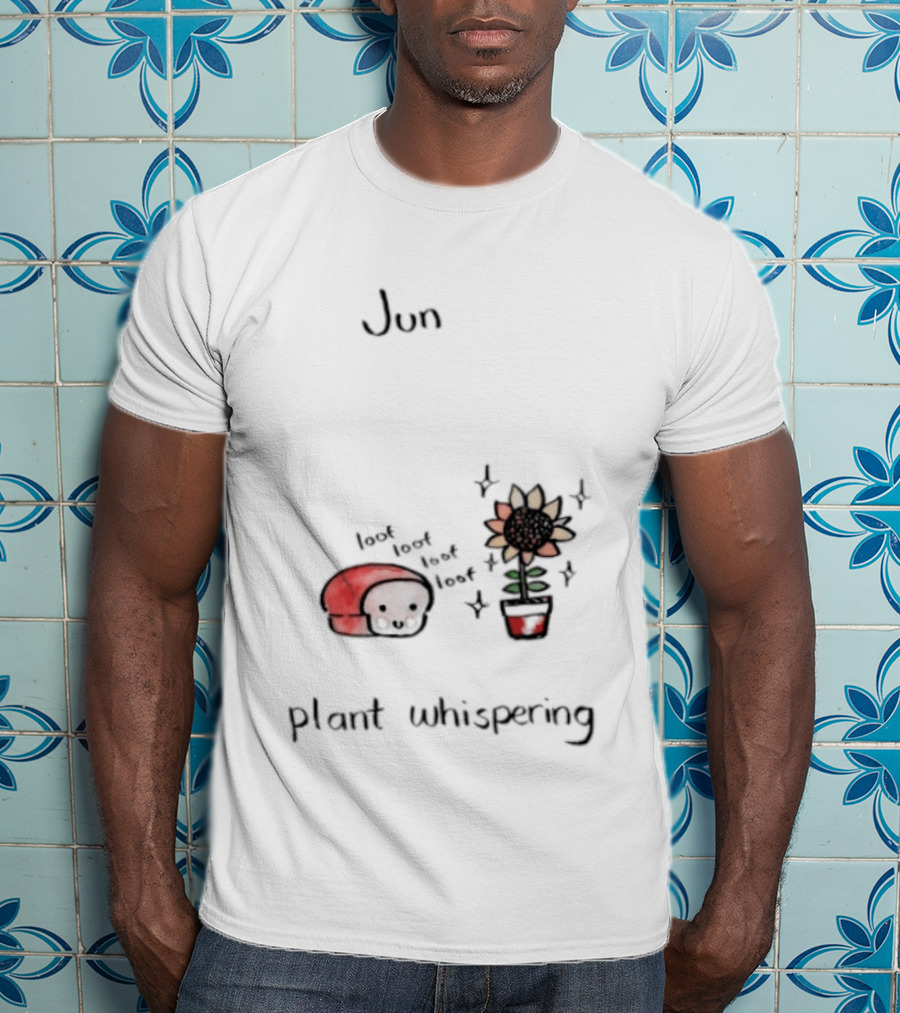 Jun Plant Whispering Bread Sunflower Loof Visual T-Shirt