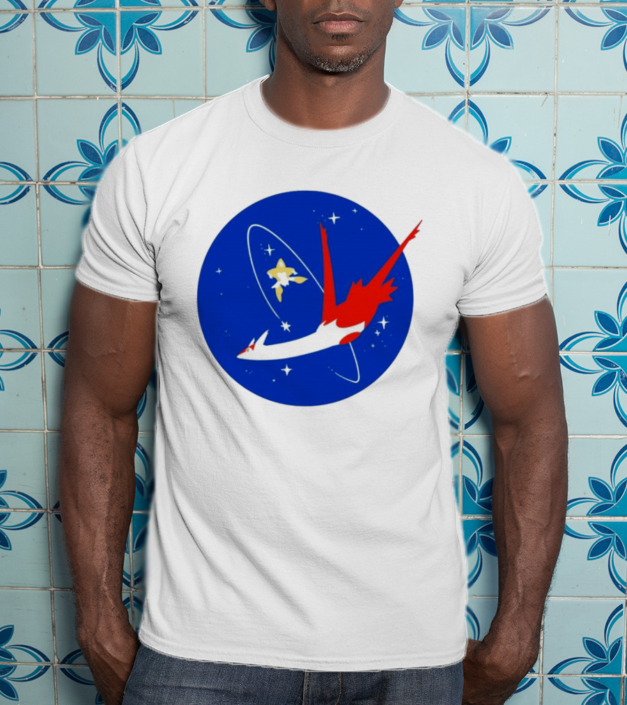 Latias Jirachi Cosmic Voyage In Space T-Shirt