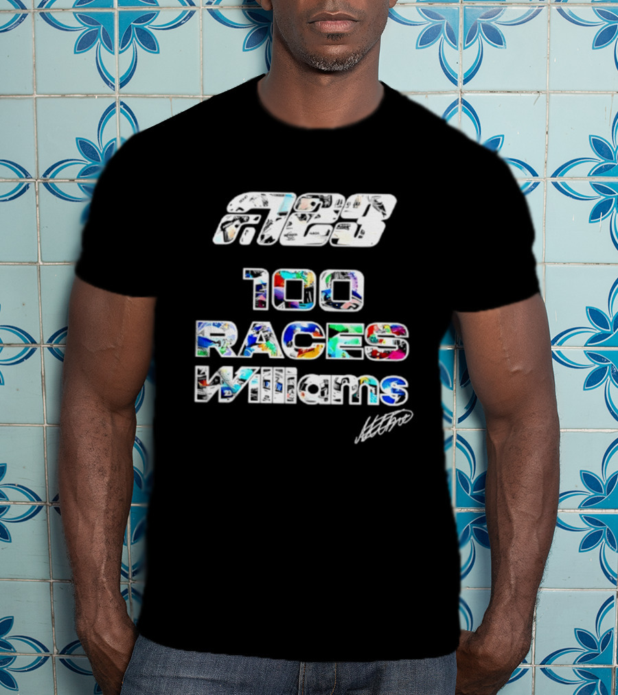 Alex Albon 23 100 Races Williams T-Shirt