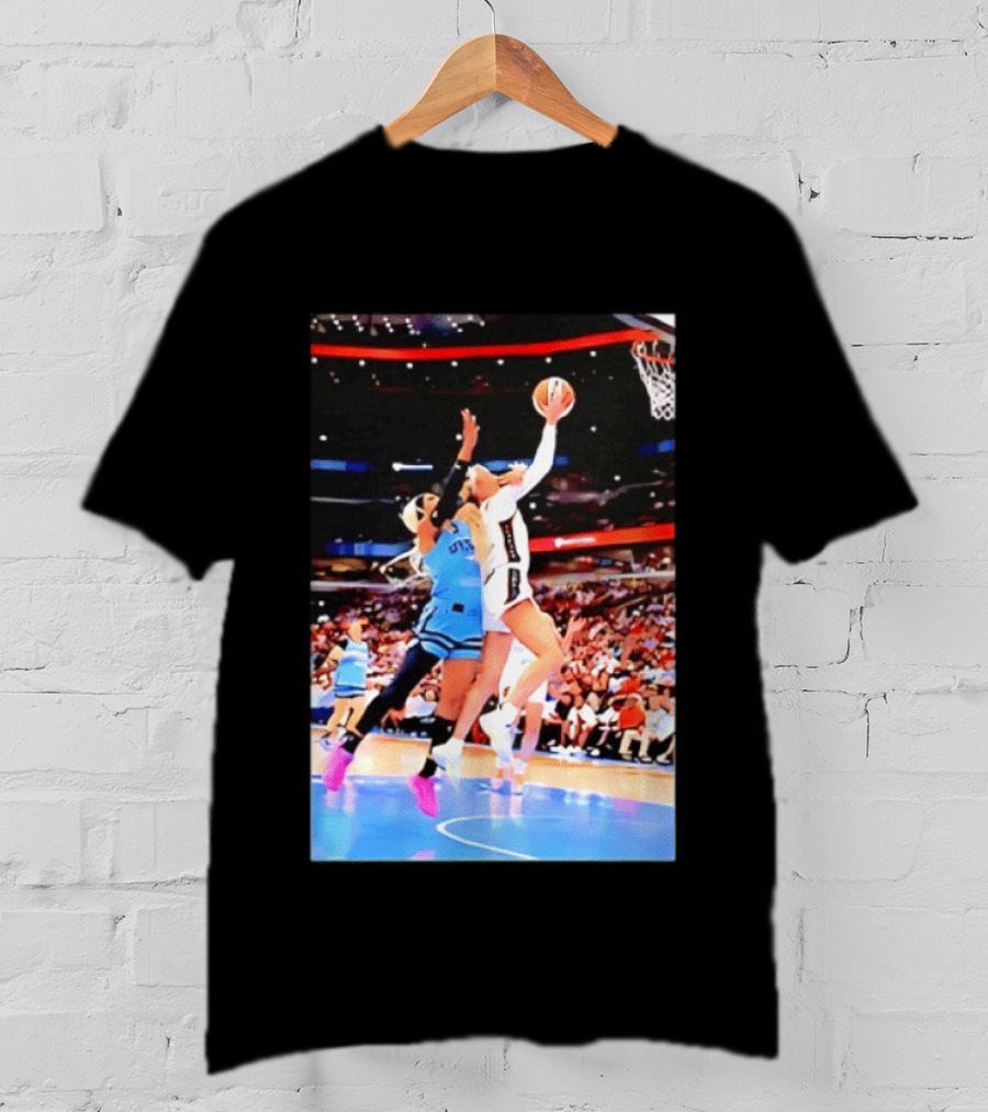 Caitlin Clark Indiana Fever Gameplay Action WNBA Basketball Competition T-Shirt