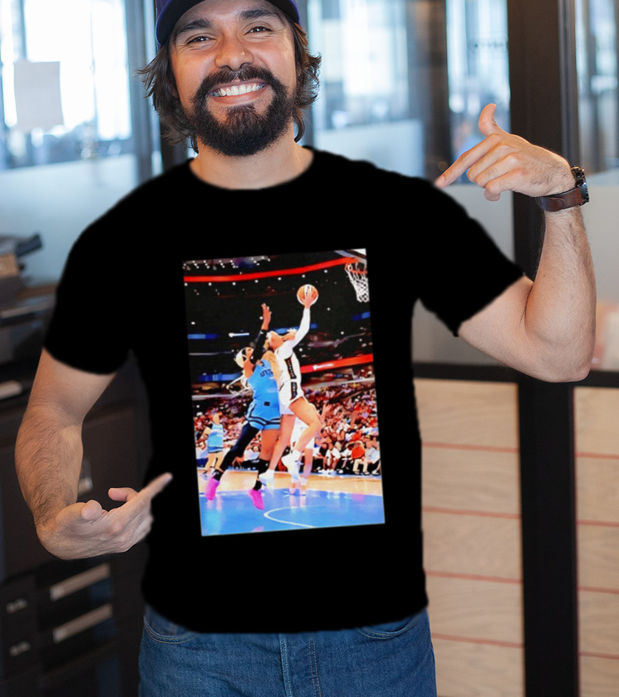 Caitlin Clark Indiana Fever Gameplay Action WNBA Basketball Competition T-Shirt