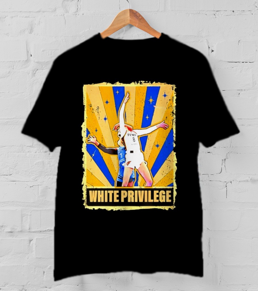 Caitlin Clark Indiana Fever WNBA White Privilege T-Shirt