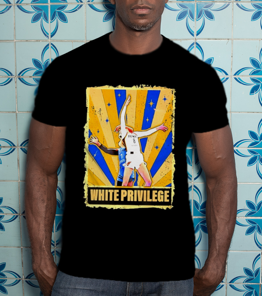 Caitlin Clark Indiana Fever WNBA White Privilege T-Shirt