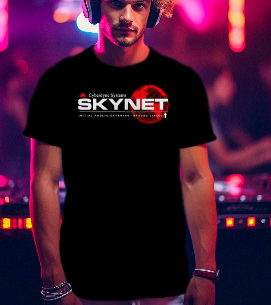Cyberdyne Systems Skynet IPO Nasdaq Listed T-Shirt