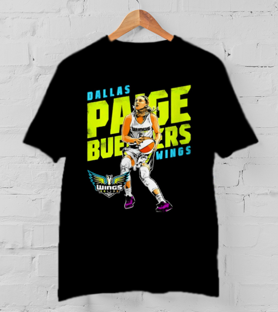 Dallas Wings Paige Bueckers WNBA Basketball Player T-Shirt