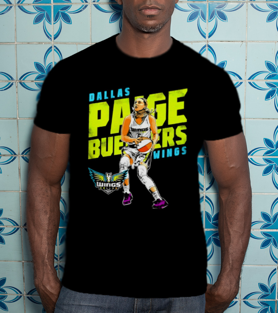 Dallas Wings Paige Bueckers WNBA Basketball Player T-Shirt