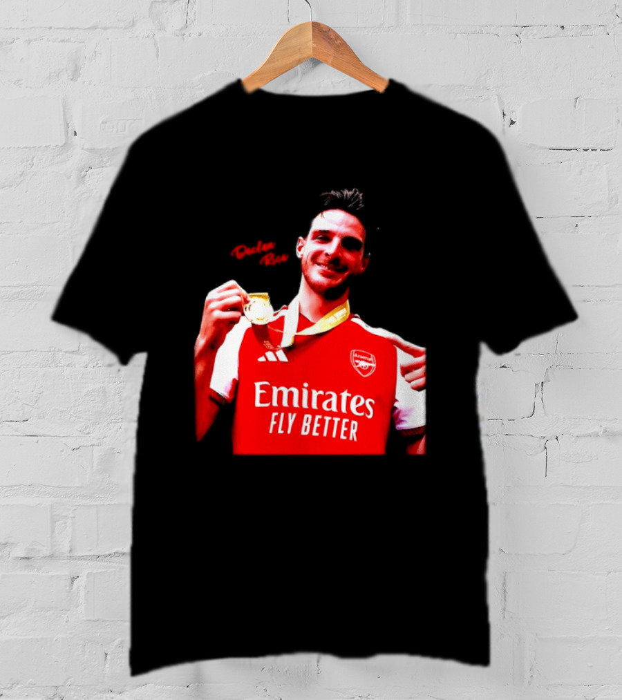 Declan Rice Arsenal Premier League Winner 2026 Emirates Fly Better T-Shirt