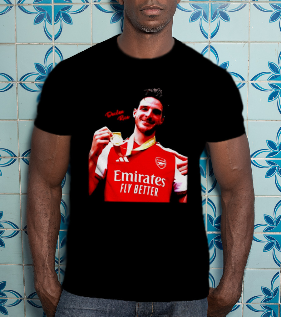 Declan Rice Arsenal Premier League Winner 2026 Emirates Fly Better T-Shirt