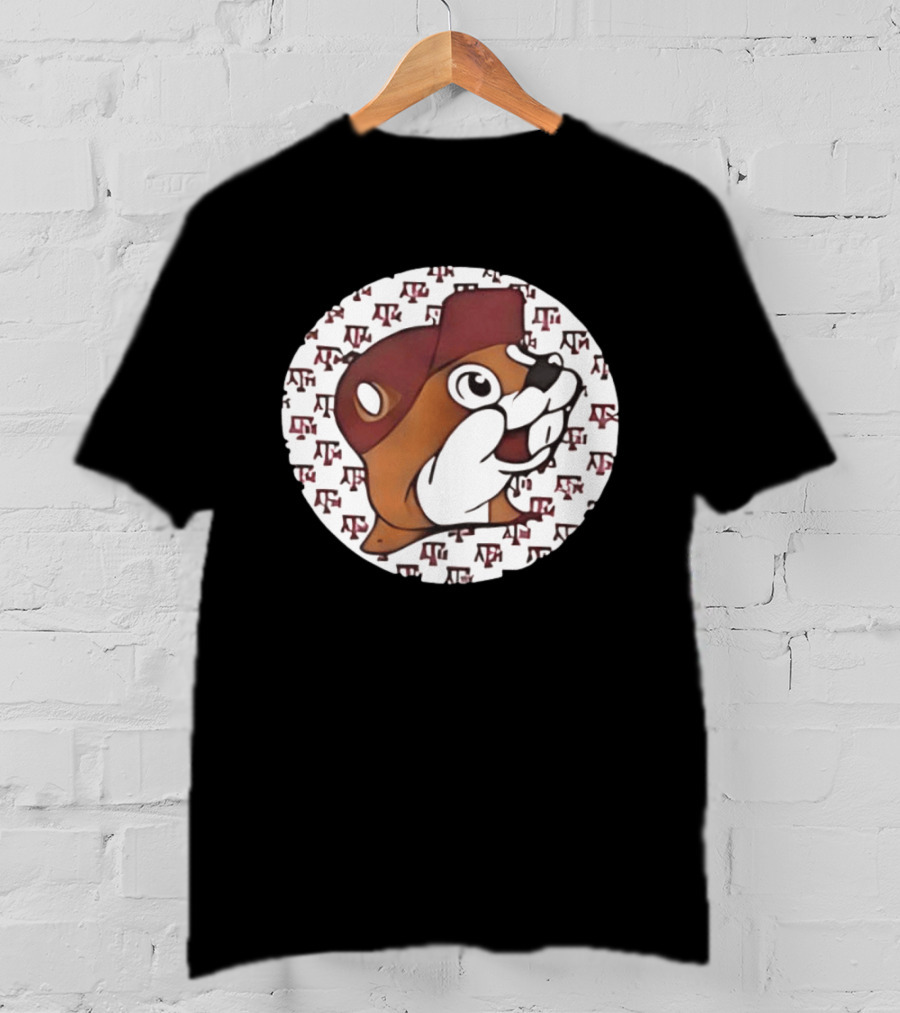 Texas A&M X Buc Ee's Unique TX Football Mashup Two Sided T-Shirt